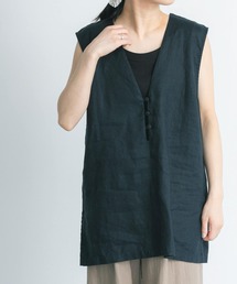 FORK&SPOON | FORK&SPOON　リネンノースリーブプルオーバー(その他トップス)