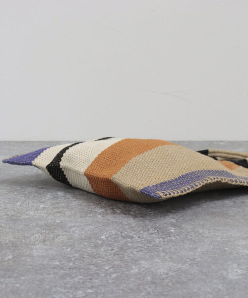 fredy emue（フレディエミュ）の「【TARANGO/タランゴ】 ジュートスクエアフラットトート（トートバッグ・レディース・グリーン系その他/ブルー系その他・FREE）」の8枚目の写真