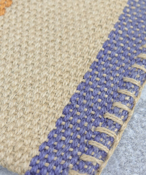 fredy emue（フレディエミュ）の「【TARANGO/タランゴ】 ジュートスクエアフラットトート（トートバッグ・レディース・グリーン系その他/ブルー系その他・FREE）」の3枚目の写真