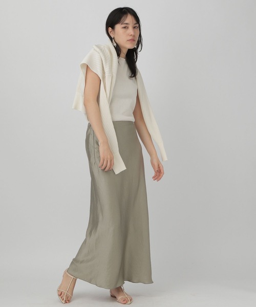 Chaos（カオス）の「Chaos(カオス)/ベルティカノースリーブニット（ニット/セーター・レディース・ブラック/クリーム/ブルー・FREE）」の10枚目の写真