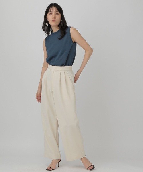 Chaos（カオス）の「Chaos(カオス)/ベルティカノースリーブニット（ニット/セーター・レディース・ブラック/クリーム/ブルー・FREE）」の12枚目の写真