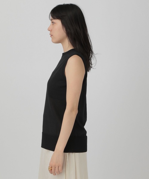 Chaos（カオス）の「Chaos(カオス)/ベルティカノースリーブニット（ニット/セーター・レディース・ブラック/クリーム/ブルー・FREE）」の15枚目の写真