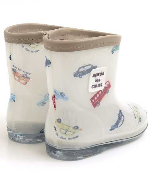 apres les cours（アプレレクール）の「きょうりゅう・車柄 レインシューズ（レインシューズ・キッズ・アイボリー/サックスブルー・15 /19/14/17/18/16）」の10枚目の写真