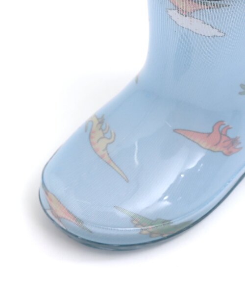 apres les cours（アプレレクール）の「きょうりゅう・車柄 レインシューズ（レインシューズ・キッズ・アイボリー/サックスブルー・15 /19/14/17/18/16）」の14枚目の写真