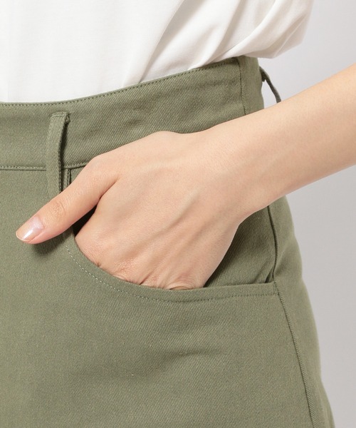 mysty woman（ミスティウーマン）の「バックレースアップスカート 906410（スカート・レディース・ライトグリーン/アイボリー/チャコールグレー・FREE）」の9枚目の写真