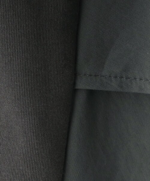 OPAQUE.CLIP（オペークドットクリップ）の「◆ティアードドッキングカットソー【イージーケア/洗濯機洗い可】（Tシャツ/カットソー・レディース・サンドベージュ/チャコールグレー/オフホワイト/ブラック・36/38/40）」の11枚目の写真