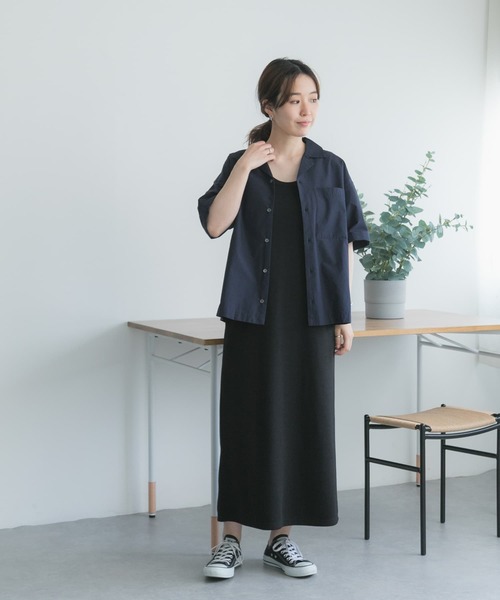 FORK&SPOON(フォークアンドスプーン)の「FORK&SPOON タンクトップワンピース(ワンピース・レディース・カーキ/ブラック/オレンジ系その他・1/2)」の18枚目の写真