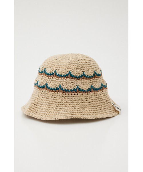 RODEO CROWNS WIDE BOWL(ロデオクラウンズワイドボウル)の「Ryu Ambe Knit HAT(ハット・レディース・ベージュ/ライトグリーン/ブラック・FREE)」の5枚目の写真