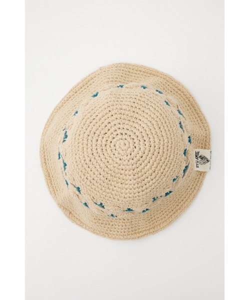 RODEO CROWNS WIDE BOWL(ロデオクラウンズワイドボウル)の「Ryu Ambe Knit HAT(ハット・レディース・ベージュ/ライトグリーン/ブラック・FREE)」の8枚目の写真