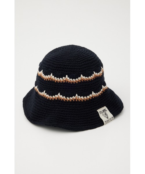 RODEO CROWNS WIDE BOWL(ロデオクラウンズワイドボウル)の「Ryu Ambe Knit HAT(ハット・レディース・ベージュ/ライトグリーン/ブラック・FREE)」の12枚目の写真