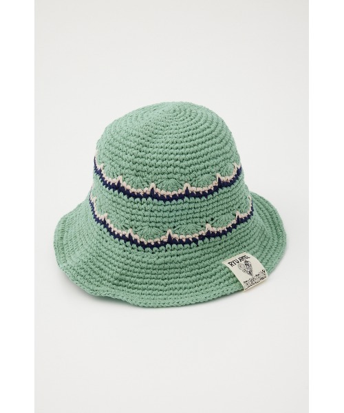 RODEO CROWNS WIDE BOWL(ロデオクラウンズワイドボウル)の「Ryu Ambe Knit HAT(ハット・レディース・ベージュ/ライトグリーン/ブラック・FREE)」の17枚目の写真