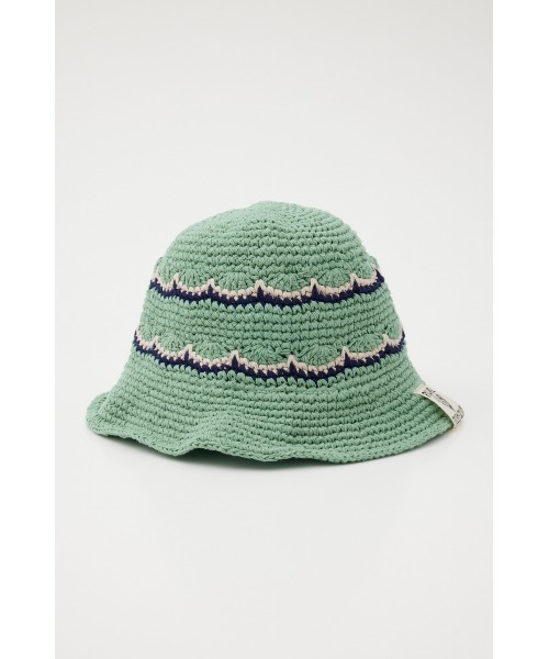RODEO CROWNS WIDE BOWL(ロデオクラウンズワイドボウル)の「Ryu Ambe Knit HAT(ハット・レディース・ベージュ/ライトグリーン/ブラック・FREE)」の18枚目の写真