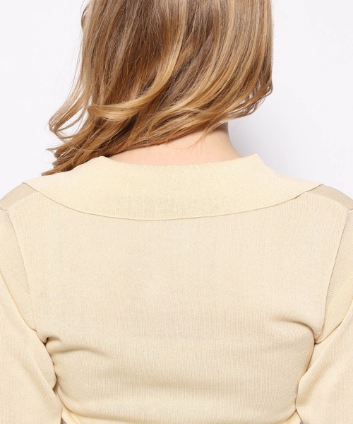 FOREVER 21(フォーエバー トゥエンティーワン)の「ビッグカラーサマーニットカーディガン(カーディガン/ボレロ・レディース・ブラック/ホワイト・SMALL/MEDIUM)」の11枚目の写真