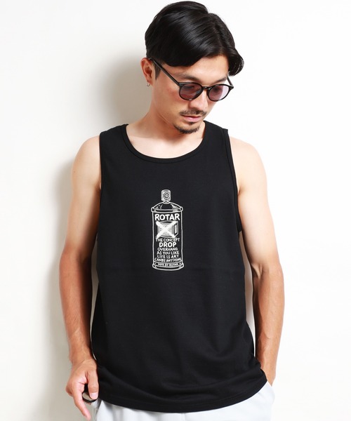ROTAR(ローター)の「SprayTank top(タンクトップ・メンズ・ブラック/ホワイト・MEDIUM/LARGE/X-LARGE)」の5枚目の写真