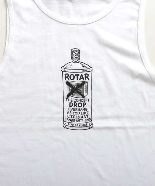 ROTAR(ローター)の「SprayTank top(タンクトップ・メンズ・ブラック/ホワイト・MEDIUM/LARGE/X-LARGE)」の6枚目の写真