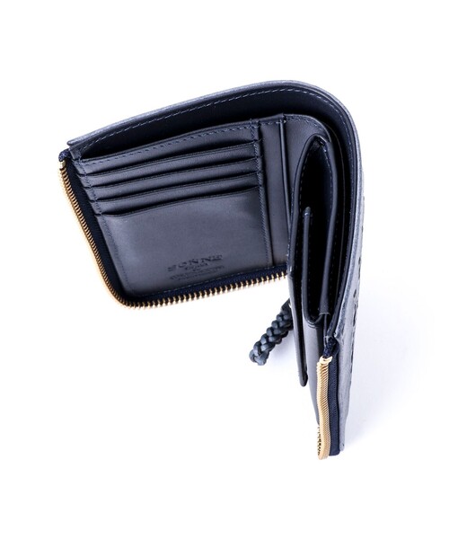 SONNE(ゾンネ)の「【SONNE/ゾンネ】SOM002 HALF FOLD WALLET(財布・メンズ・ネイビー/ブラウン/ブラック・FREE)」の20枚目の写真
