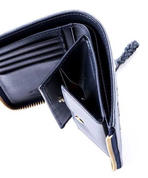 SONNE(ゾンネ)の「【SONNE/ゾンネ】SOM002 HALF FOLD WALLET(財布・メンズ・ネイビー/ブラウン/ブラック・FREE)」の8枚目の写真