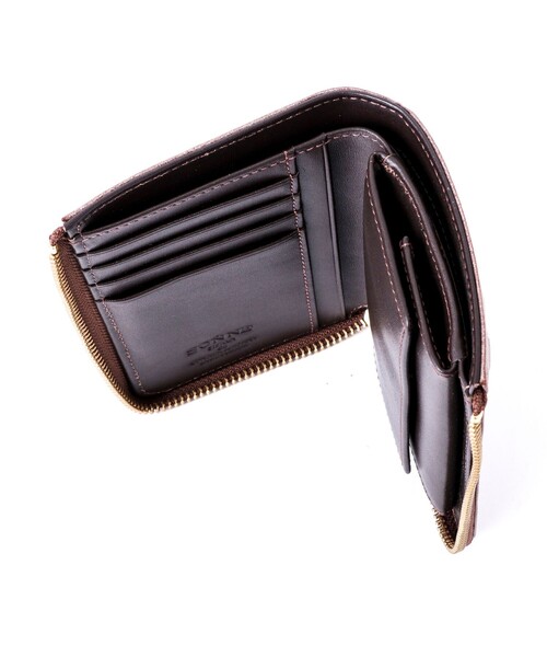 SONNE(ゾンネ)の「【SONNE/ゾンネ】SOM002 HALF FOLD WALLET(財布・メンズ・ネイビー/ブラウン/ブラック・FREE)」の16枚目の写真