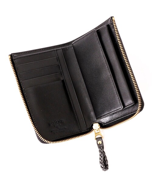 SONNE(ゾンネ)の「【SONNE/ゾンネ】SOM002 HALF FOLD WALLET(財布・メンズ・ネイビー/ブラウン/ブラック・FREE)」の9枚目の写真