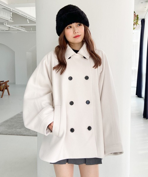 Heather（ヘザー）の「エコファーニットワッチ　967126（ニットキャップ/ビーニー・レディース・ベージュ/ブラック・ONE SIZE）」の4枚目の写真