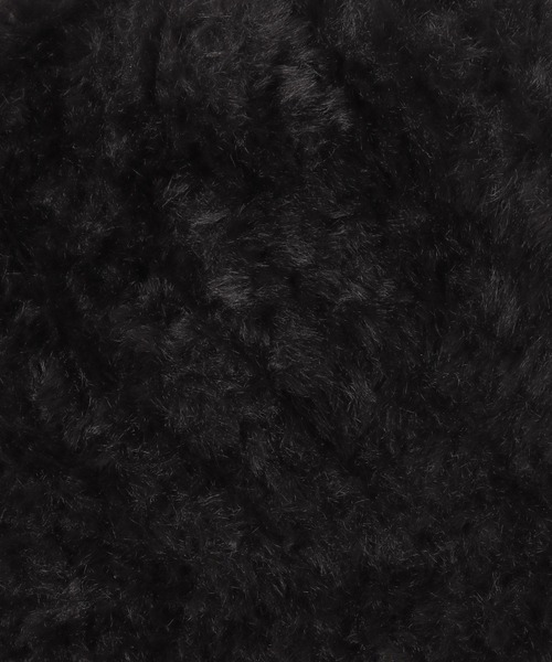 Heather（ヘザー）の「エコファーニットワッチ　967126（ニットキャップ/ビーニー・レディース・ベージュ/ブラック・ONE SIZE）」の13枚目の写真