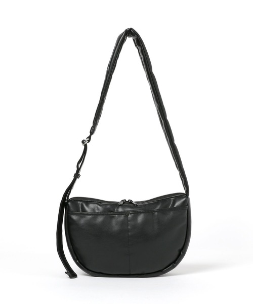 LOWRYS FARM（ローリーズファーム）の「ハーフムーンショルダーＢＡＧ  966225（ショルダーバッグ・レディース・ブラック/グレー/アイボリー・FREE）」の4枚目の写真