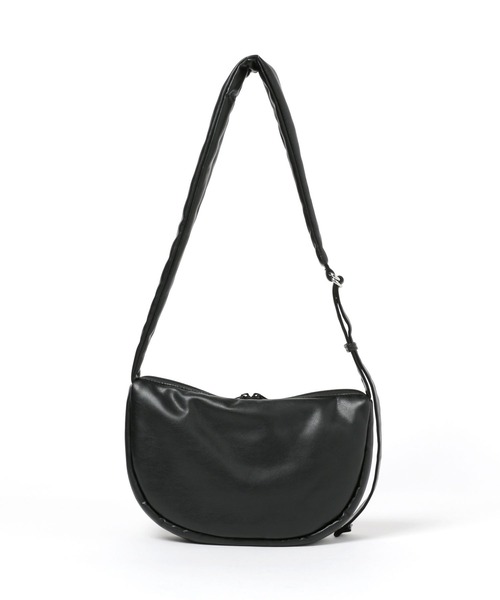 LOWRYS FARM（ローリーズファーム）の「ハーフムーンショルダーＢＡＧ  966225（ショルダーバッグ・レディース・ブラック/グレー/アイボリー・FREE）」の10枚目の写真