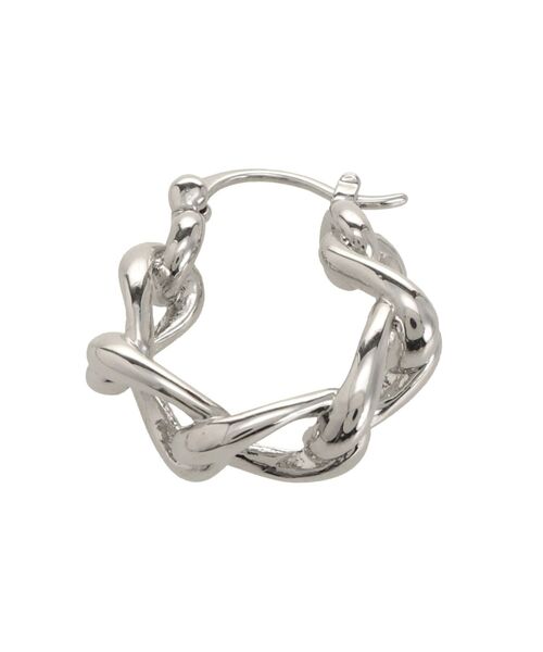 LAGUNAMOON（ラグナムーン）の「チェーンラウンドピアス（ピアス（両耳用）・レディース・シルバー/ゴールド・FREE）」の3枚目の写真