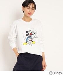 Dessin（デッサン）の「◆【Disney】ミッキーマウス/ミュージック ロングスリーブTシャツ（UNISEX）（Tシャツ/カットソー）」