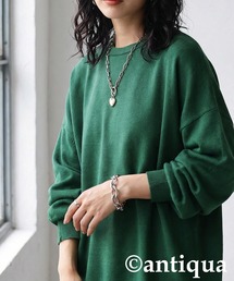 ニット/セーター（グリーン・カーキ/緑色系・クルーネック(丸首