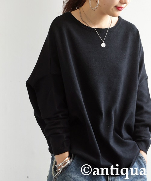 セール】ハイゲージニット（ニット/セーター）｜antiqua（アンティカ