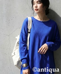 ニット/セーター（ブルー・ネイビー/青色系・無地）ファッション通販