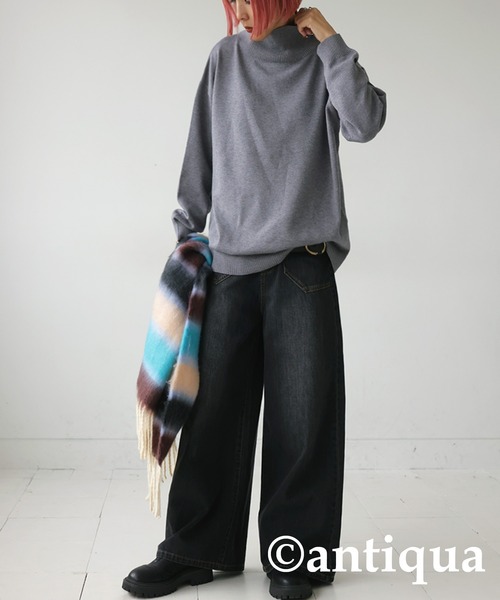 セール】ハイゲージニット（ニット/セーター）｜antiqua（アンティカ