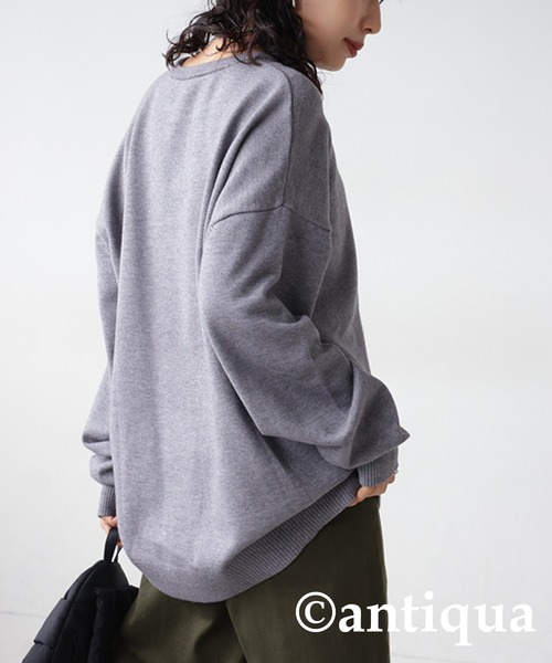 セール】ハイゲージニット（ニット/セーター）｜antiqua（アンティカ