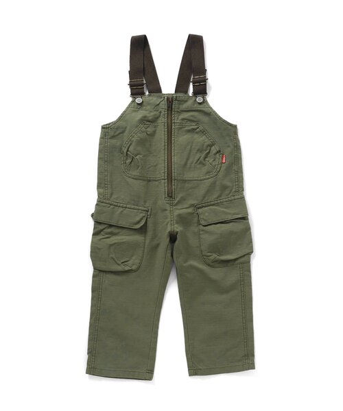 F.O.KIDS(エフオーキッズ)の「オーバーオール(サロペット/オーバーオール・キッズ・ベージュ/インディゴブルー/カーキ・80/140/120/130/150/110/100/90)」の2枚目の写真