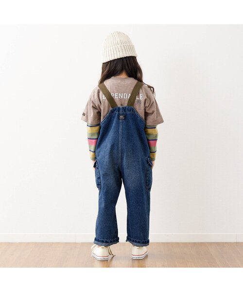 F.O.KIDS(エフオーキッズ)の「オーバーオール(サロペット/オーバーオール・キッズ・ベージュ/インディゴブルー/カーキ・80/140/120/130/150/110/100/90)」の7枚目の写真