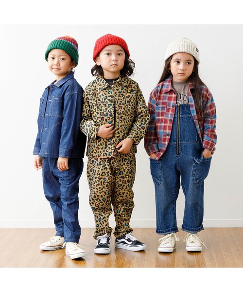 F.O.KIDS(エフオーキッズ)の「オーバーオール(サロペット/オーバーオール・キッズ・ベージュ/インディゴブルー/カーキ・80/140/120/130/150/110/100/90)」の9枚目の写真