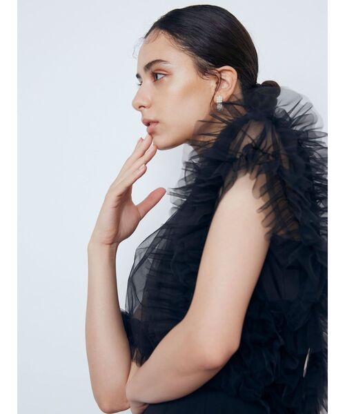 LAGUNAMOON（ラグナムーン）の「LADYメニーフェイクパールラウンドピアス（ピアス（両耳用）・レディース・アイボリー・FREE）」の6枚目の写真