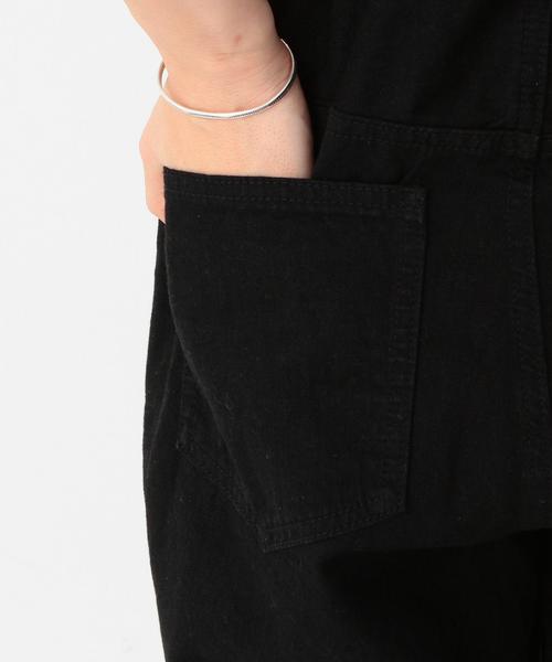 Another Edition（アナザーエディション）の「デニムオーバーオール/AEBC DNM OVERALL（サロペット/オーバーオール・レディース・ブラック/コバルトブルー・MEDIUM/SMALL）」の11枚目の写真