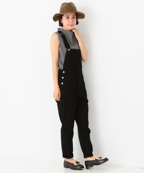 Another Edition（アナザーエディション）の「デニムオーバーオール/AEBC DNM OVERALL（サロペット/オーバーオール・レディース・ブラック/コバルトブルー・MEDIUM/SMALL）」の15枚目の写真