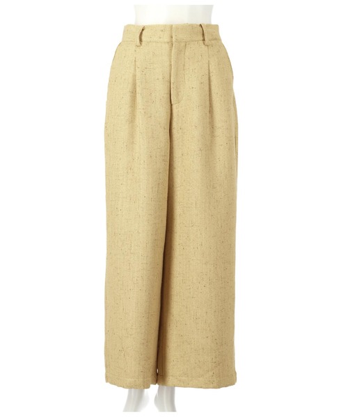 Settimissimo（セッティミッシモ）の「ツイードタックワイドパンツ（その他パンツ・レディース・ブラック/ベージュ・FREE）」の18枚目の写真