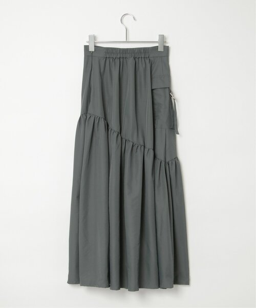 VENCEEXCHANGE（ヴァンスエクスチェンジ）の「ナイロンティアードミリタリースカート（スカート・レディース・チャコールグレー/ブラック/グリーン・FREE）」の17枚目の写真