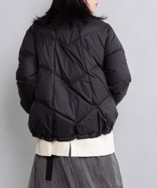 MARECHAL TERRE（マルシャルテル）の「カーディガンダウン（ダウンジャケット/コート・レディース・アイボリー/ベージュ/ブラック/ネイビー・MEDIUM）」の14枚目の写真