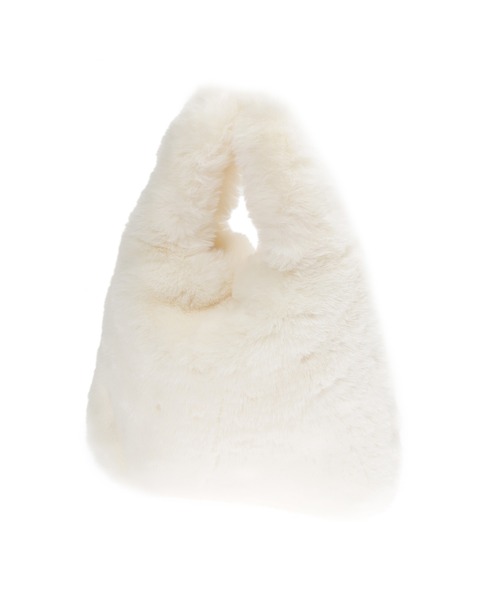 Edit Sheen（エディットシーン）の「フェイクファーミニトートバッグ（トートバッグ・レディース・ホワイト/グレー/ブラック・FREE）」の5枚目の写真