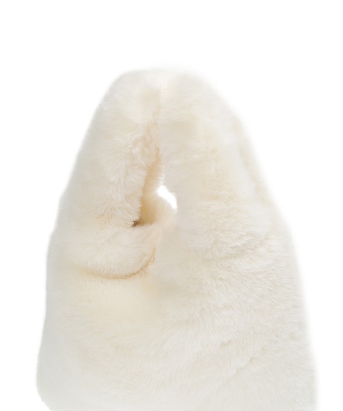 Edit Sheen（エディットシーン）の「フェイクファーミニトートバッグ（トートバッグ・レディース・ホワイト/グレー/ブラック・FREE）」の8枚目の写真