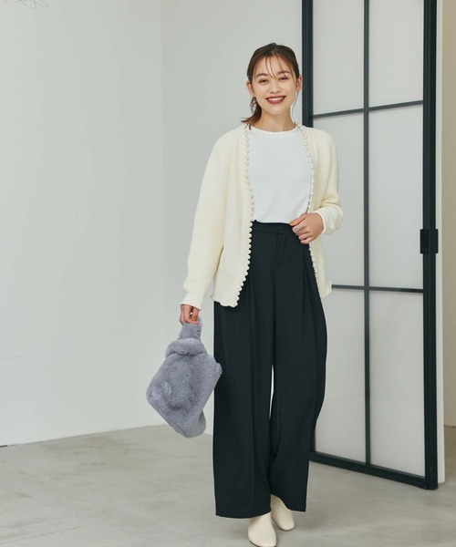 Edit Sheen（エディットシーン）の「フェイクファーミニトートバッグ（トートバッグ・レディース・ホワイト/グレー/ブラック・FREE）」の17枚目の写真