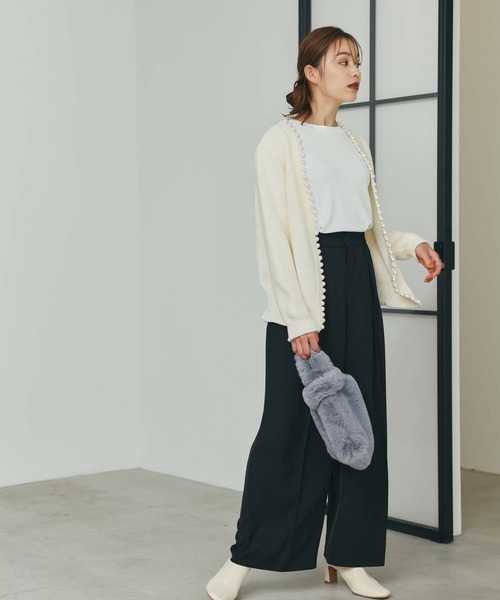 Edit Sheen（エディットシーン）の「フェイクファーミニトートバッグ（トートバッグ・レディース・ホワイト/グレー/ブラック・FREE）」の18枚目の写真