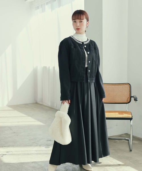 Edit Sheen（エディットシーン）の「フェイクファーミニトートバッグ（トートバッグ・レディース・ホワイト/グレー/ブラック・FREE）」の22枚目の写真