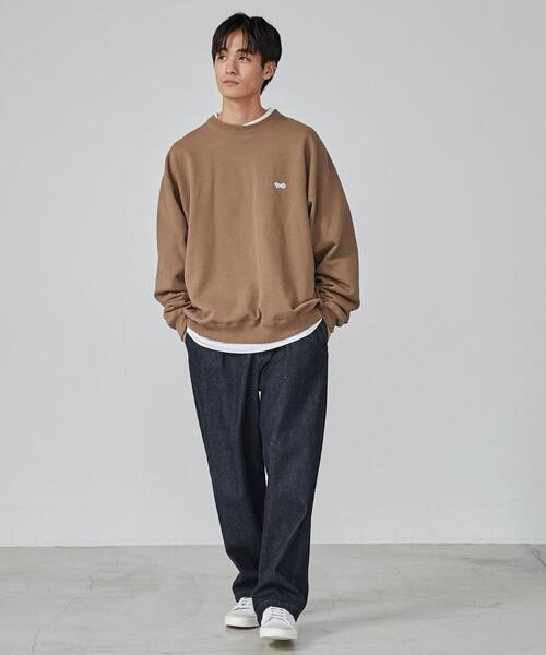 PENNEYS（ぺニーズ）の「PENNEYS（ぺニーズ）別注ビッグシルエット裏毛スウェット（スウェット・メンズ・モカ/ダークグレー/グレー/パープル・L/M/XL）」の9枚目の写真