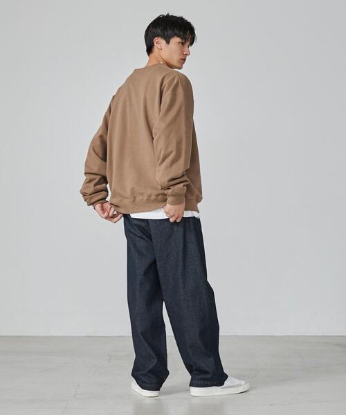 PENNEYS（ぺニーズ）の「PENNEYS（ぺニーズ）別注ビッグシルエット裏毛スウェット（スウェット・メンズ・モカ/ダークグレー/グレー/パープル・L/M/XL）」の21枚目の写真